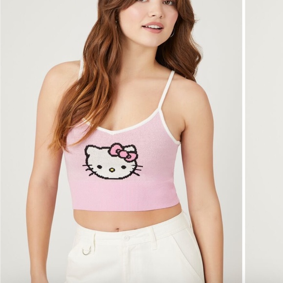 Forever 21 Tops - Hello Kitty Friends X Forever 21 Hello Kitty Sweater Knit Cami